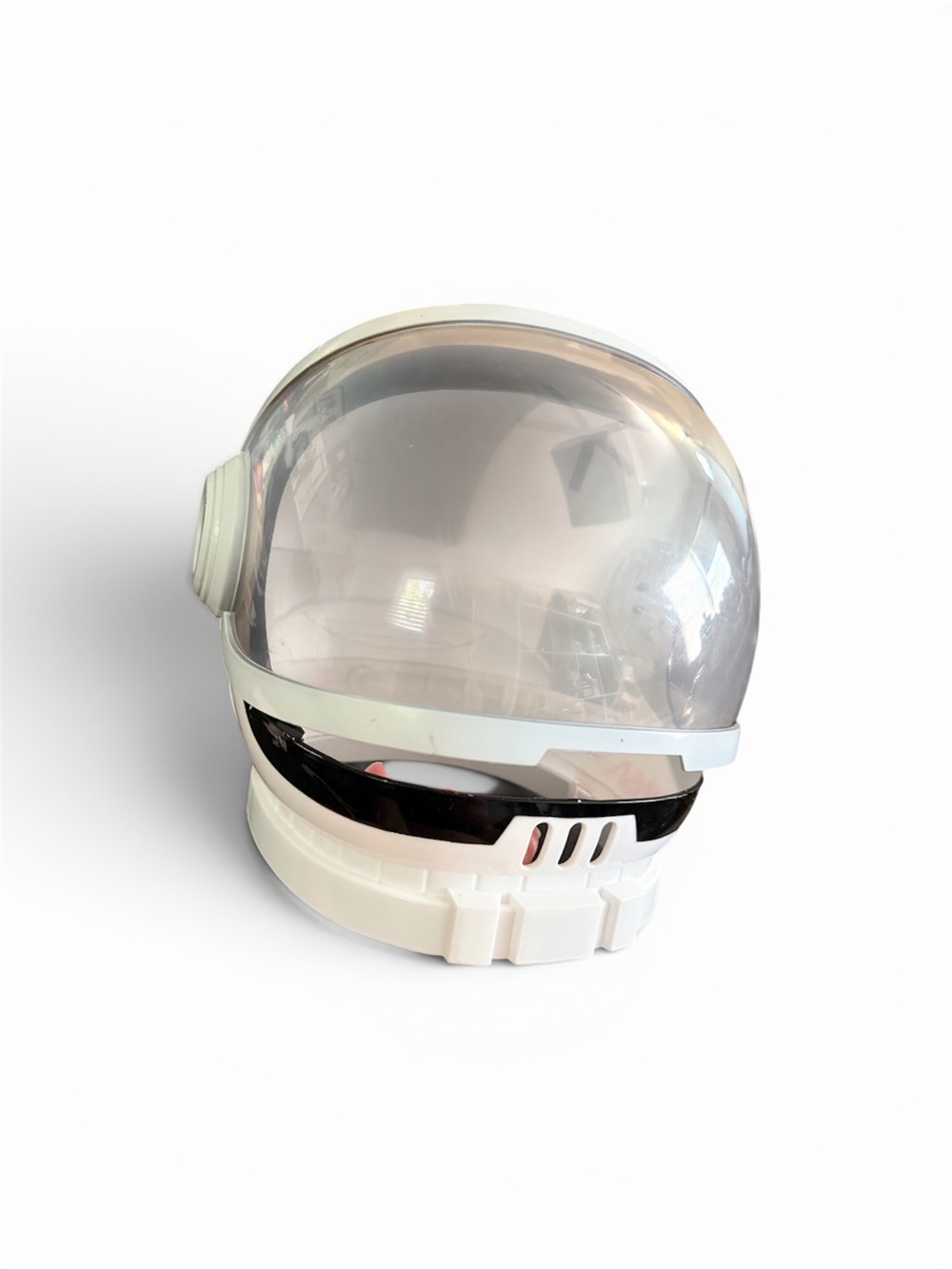 Kids White Space Helmet Headset - Clear Visor